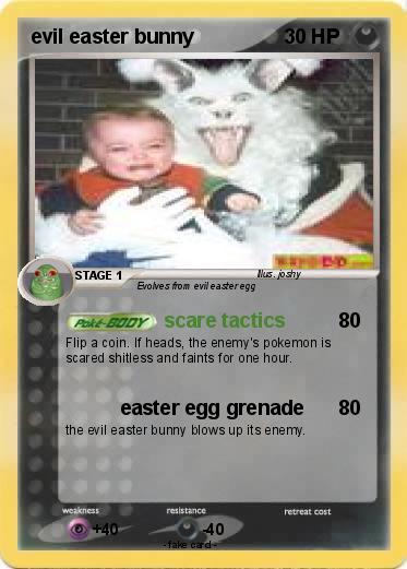 evil easter bunnies pictures. Pokemon evil easter bunny