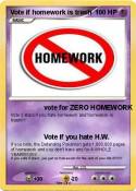 Vote if homewor