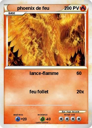 Pokemon phoenix de feu