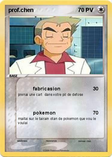 Pokemon prof.chen