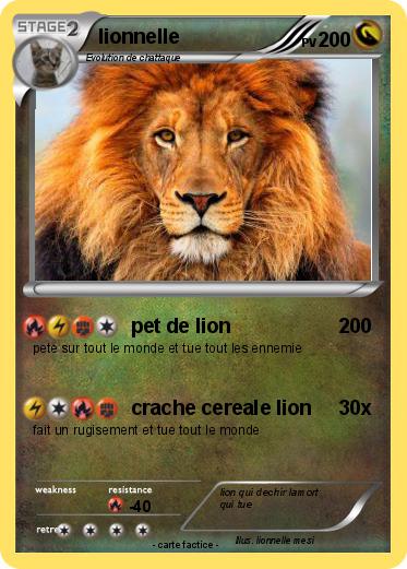 Pokemon lionnelle