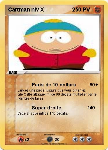 Pokemon Cartman niv X                   2