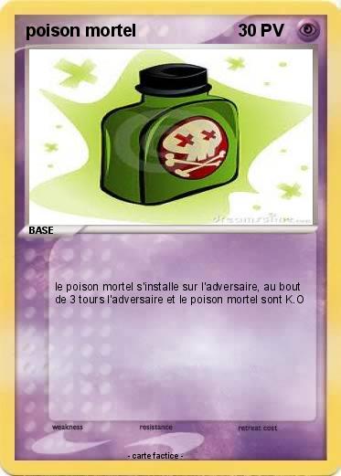 Pokemon poison mortel