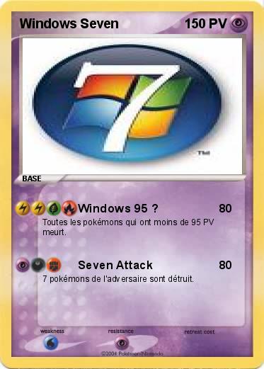 Pokemon Windows Seven