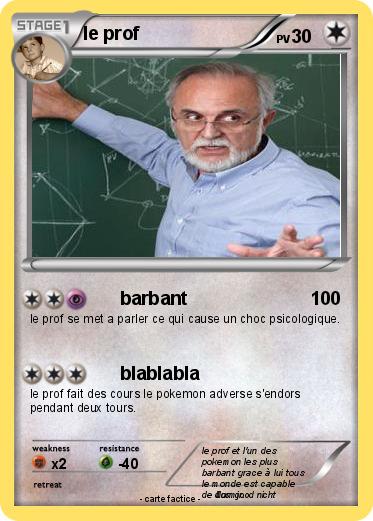 Pokemon le prof