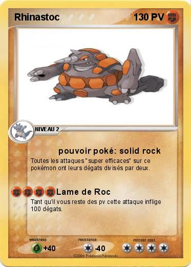 Pokemon Rhinastoc
