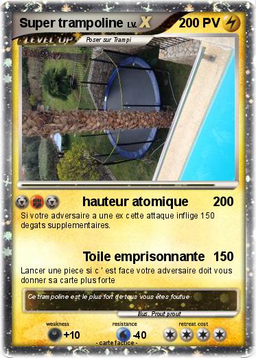 Pokemon Super trampoline