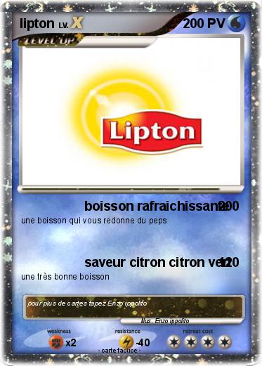 Pokemon lipton