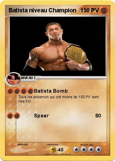 Pokemon Batista niveau Champion