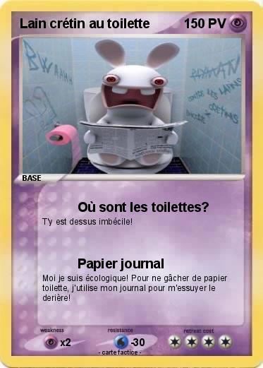 Pokemon Lain crétin au toilette