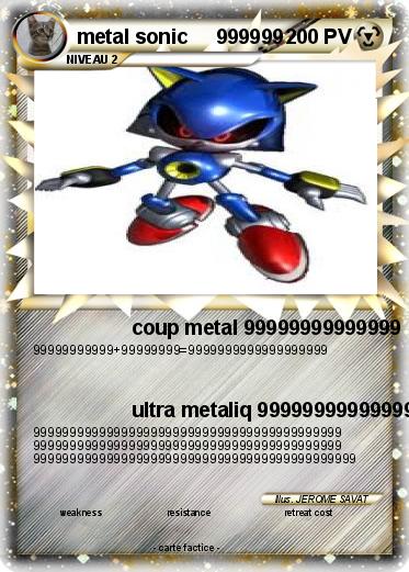 Pokemon metal sonic     999999