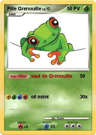 Pokemon Fille Grenouille