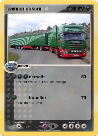 Pokemon camion obscur