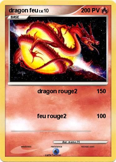 Pokemon dragon feu