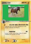 poney coul