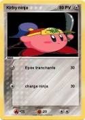 Kirby ninja