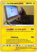Le chat geek
