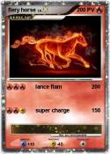 fiery horse
