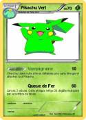 Pikachu Vert
