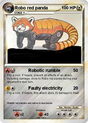 Pokemon Robo red panda 1