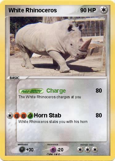 Pokemon White Rhinoceros
