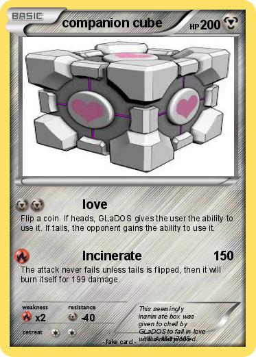 Pokemon companion cube