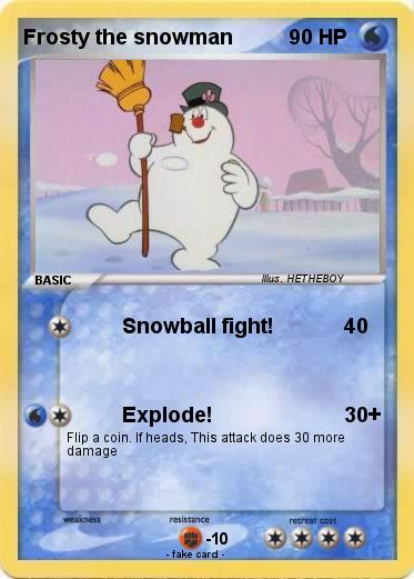 Pokemon Frosty the snowman
