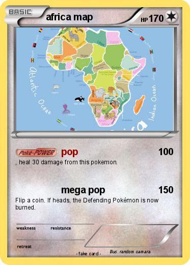 Pokemon africa map