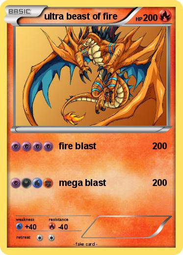 Pokemon ultra beast of fire