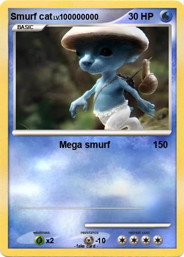 Pokemon Smurf cat