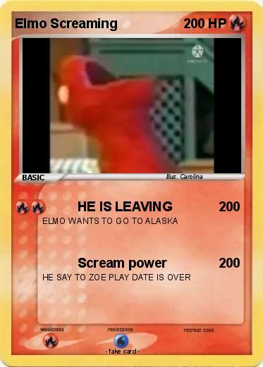 Pokemon Elmo Screaming
