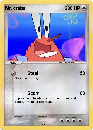 Pokemon Mr. crabs
