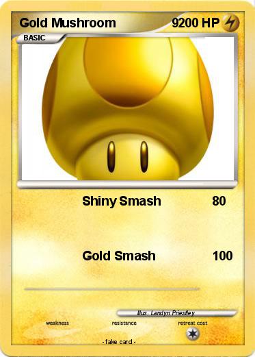 Pokemon Gold Mushroom                9