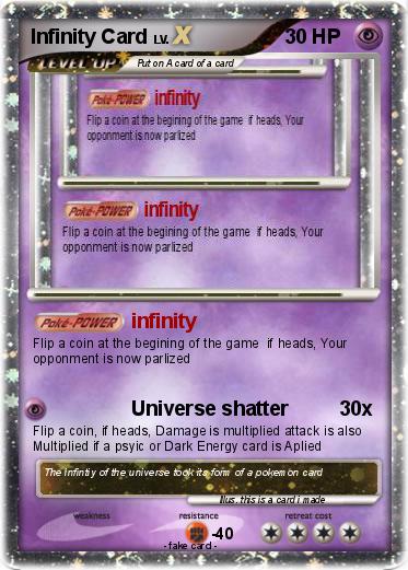 Pokemon Infinity Card