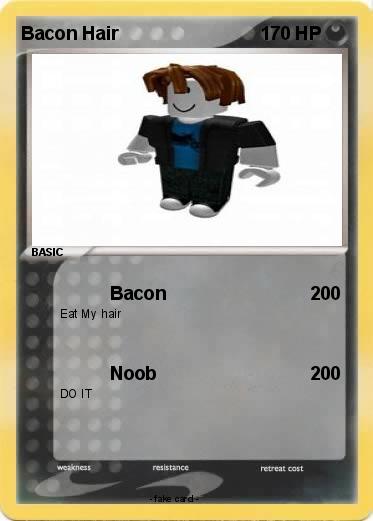 Roblox noob and bacon hair