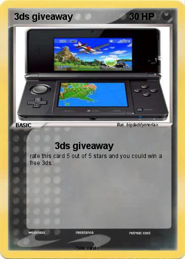 Pokemon 3ds giveaway