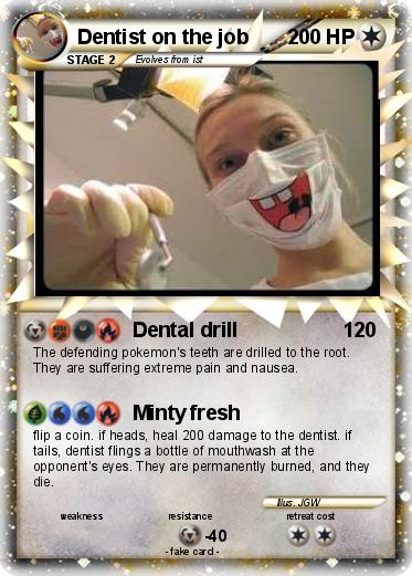 Pokemon Dentist on the job