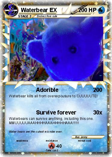 Pokemon Waterbear EX