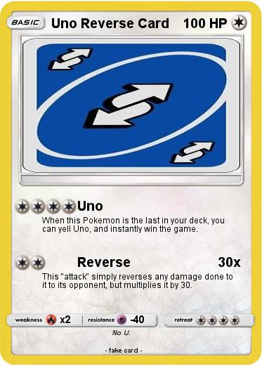 Pokemon Uno Reverse Card 13