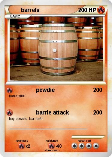 Pokemon barrels