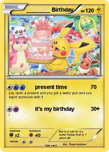 Pokemon ________ Birthday