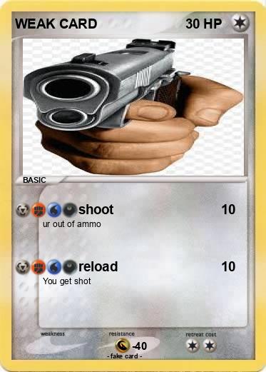 Pokemon WEAK CARD