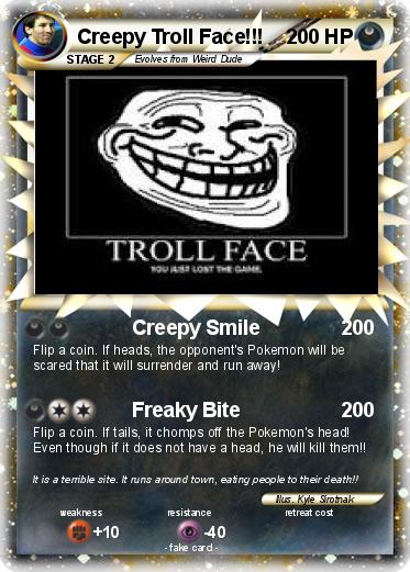 Pokemon Creepy Troll Face