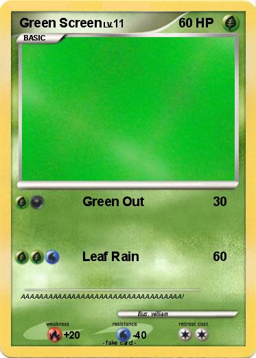 Pokemon Green Screen