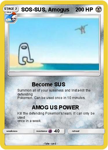 Pokemon SOS-SUS, Amogus