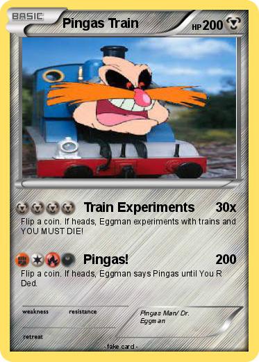 Pokemon Pingas Train