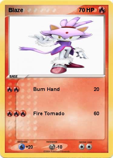 blaze pokemon card