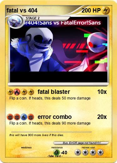 Pokemon fatal vs 404