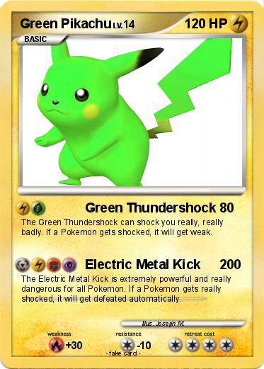 Pokemon Green Pikachu 19
