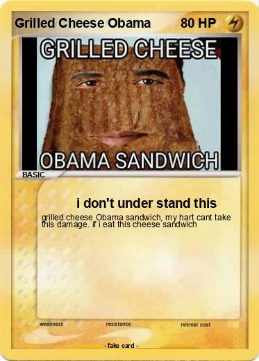 Pokemon Grilled Cheese Obama